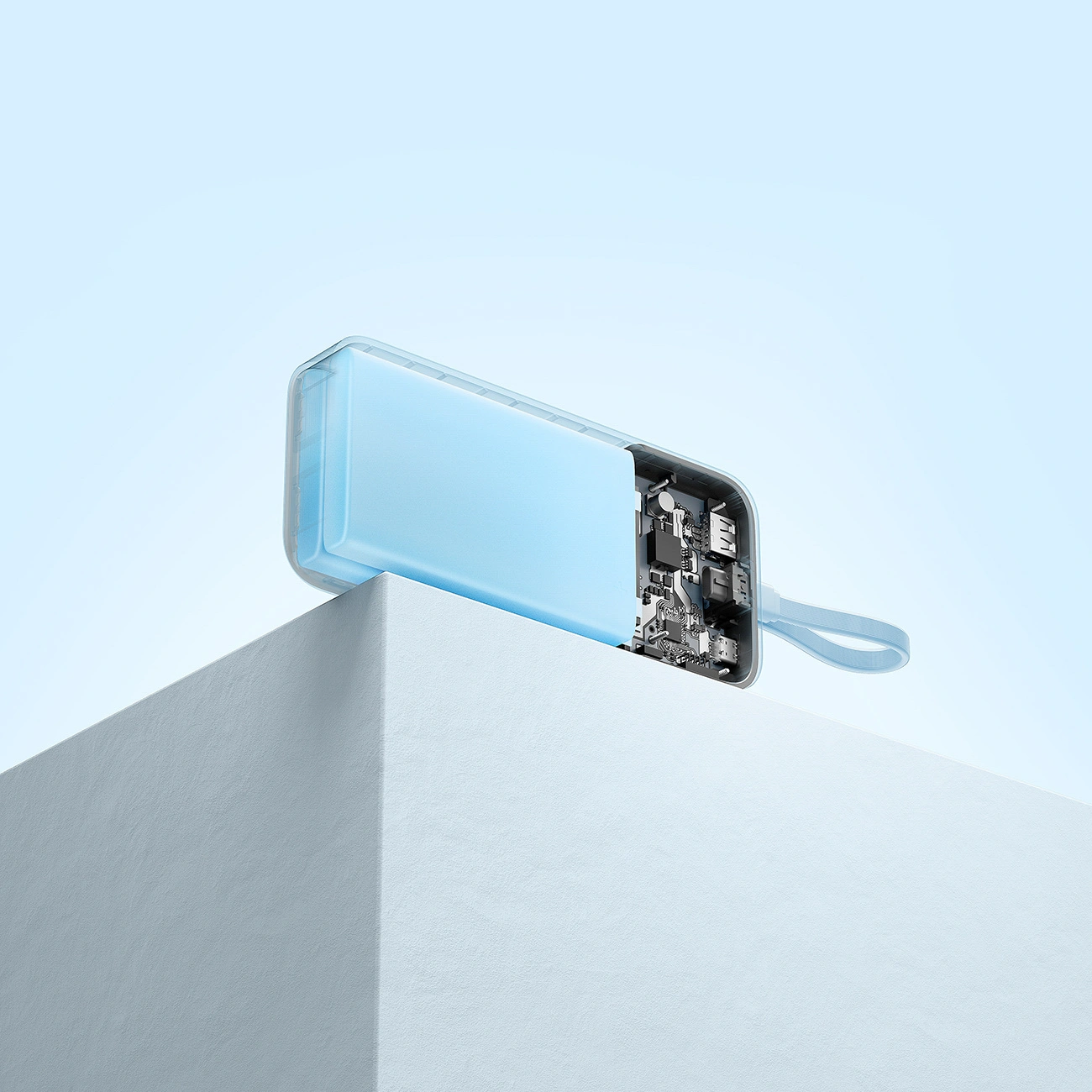 Cuktech LPB200N külső akkumulátor, 20000mAh, 40W, QC + PD, 1 x USB-A - 2 x USB-C, Fekete