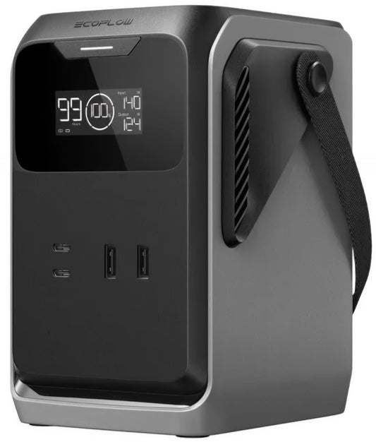 EcoFlow Trail 200 külső akkumulátor, 60000mAh, 220W, PD, 2 x USB-A - 2 x USB-C, Fekete EF-TRAIL200-N
