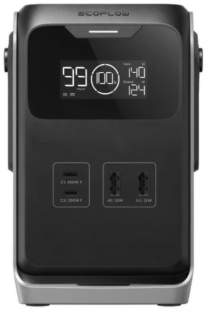 EcoFlow Trail 200 External Battery, 60000mAh, 220W, PD, 2 x USB-A - 2 x USB-C, Black EF-TRAIL200-N