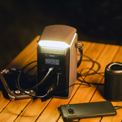 EcoFlow Trail 200 External Battery, 60000mAh, 220W, PD, 2 x USB-A - 2 x USB-C, Black EF-TRAIL200-N
