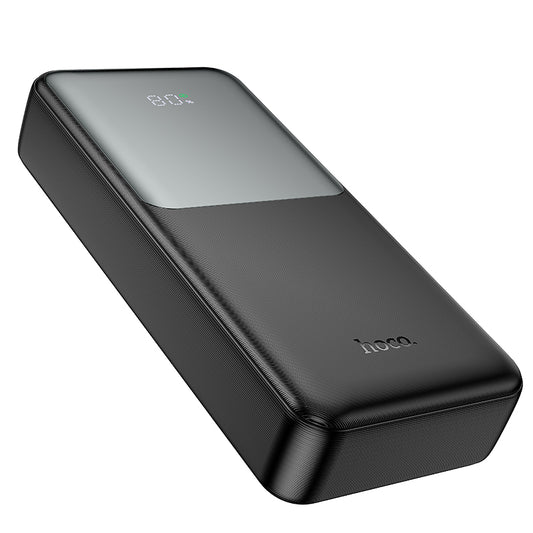 HOCO J136A Külső Akkumulátor, 20000mAh, 22.5W, QC + PD, 1 x USB-C - 2 x USB-A, Fekete