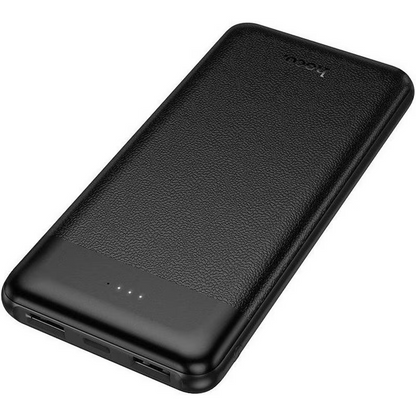 HOCO J153 Stability külső akkumulátor, 10000mAh, 10W, 2 x USB-A, Fekete