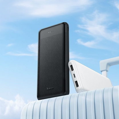 HOCO J153 Stability külső akkumulátor, 10000mAh, 10W, 2 x USB-A, Fekete