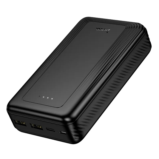 HOCO J165A külső akkumulátor, 20000mAh, 10W, 2 x USB-A, Fekete