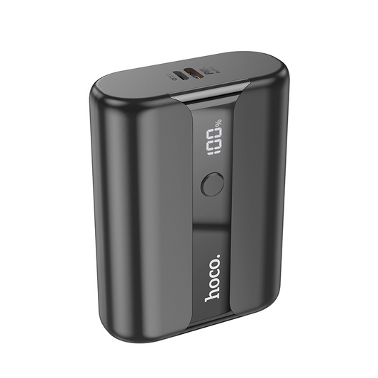 HOCO Q3 Pro külső akkumulátor, 10000 mAh, 22,5 W, QC + PD, 1 x USB-A – 1 x USB-C, fekete