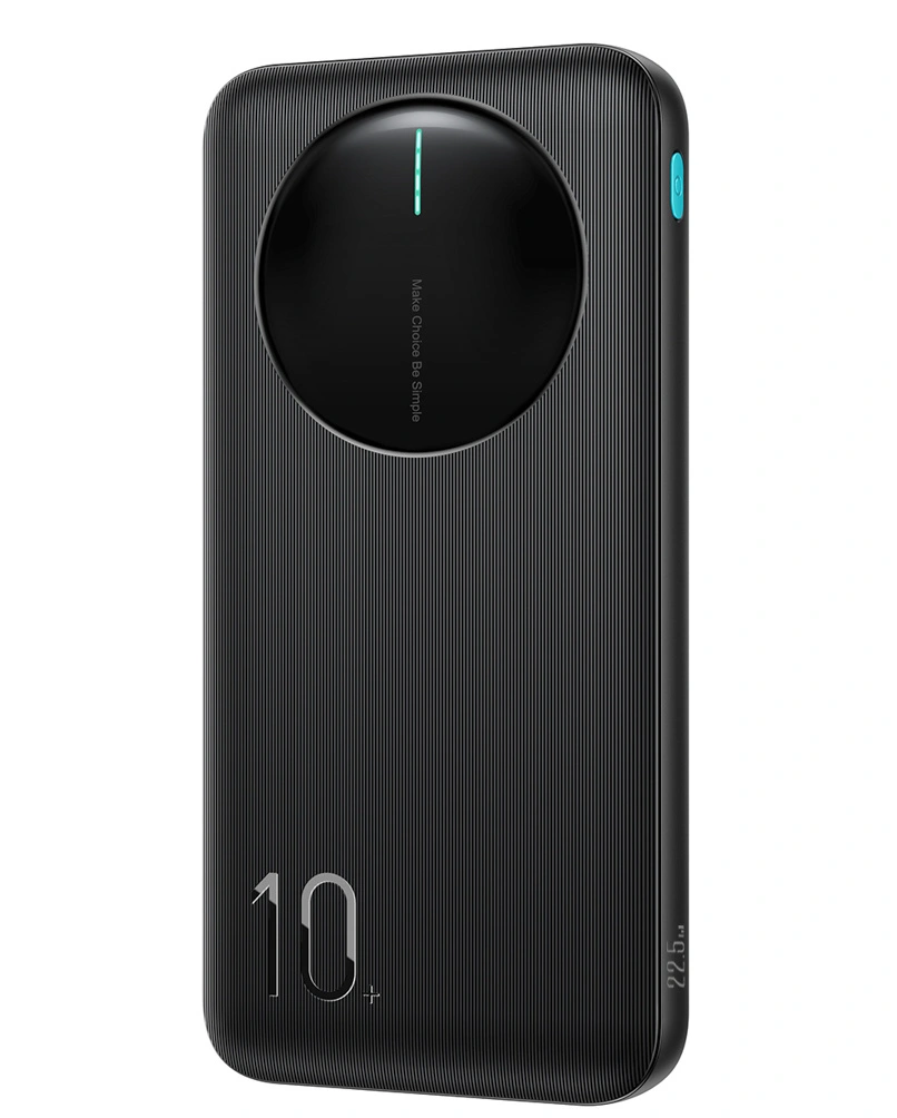 Joyroom JR-PBF12 Pro külső akkumulátor, 10000mAh, 22,5W, QC + PD, 1 x USB-C - 2 x USB-A, Fekete