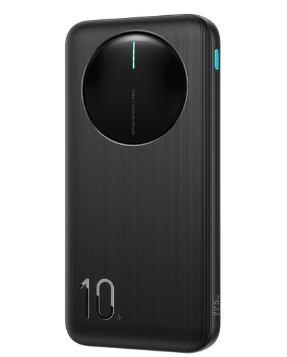Joyroom JR-PBF12 Pro külső akkumulátor, 10000mAh, 22,5W, QC + PD, 1 x USB-C - 2 x USB-A, Fekete
