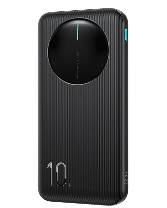 Joyroom JR-PBF12 Pro külső akkumulátor, 10000mAh, 22,5W, QC + PD, 1 x USB-C - 2 x USB-A, Fekete