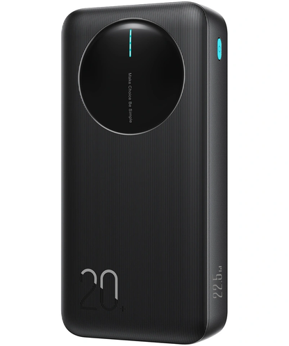 Joyroom JR-PBF14 Pro külső akkumulátor, 20000mAh, 22.5W, QC + PD, 1 x USB-C - 2 x USB-A, Fekete