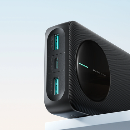 Joyroom JR-PBF14 Pro külső akkumulátor, 20000mAh, 22.5W, QC + PD, 1 x USB-C - 2 x USB-A, Fekete