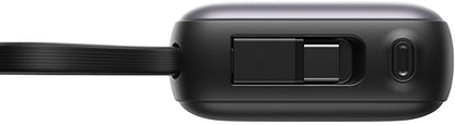 Joyroom JR-PBF27 külső akkumulátor, 10000mAh, 22.5W, PD, 1 x Lightning - 2 x USB-C, Fekete