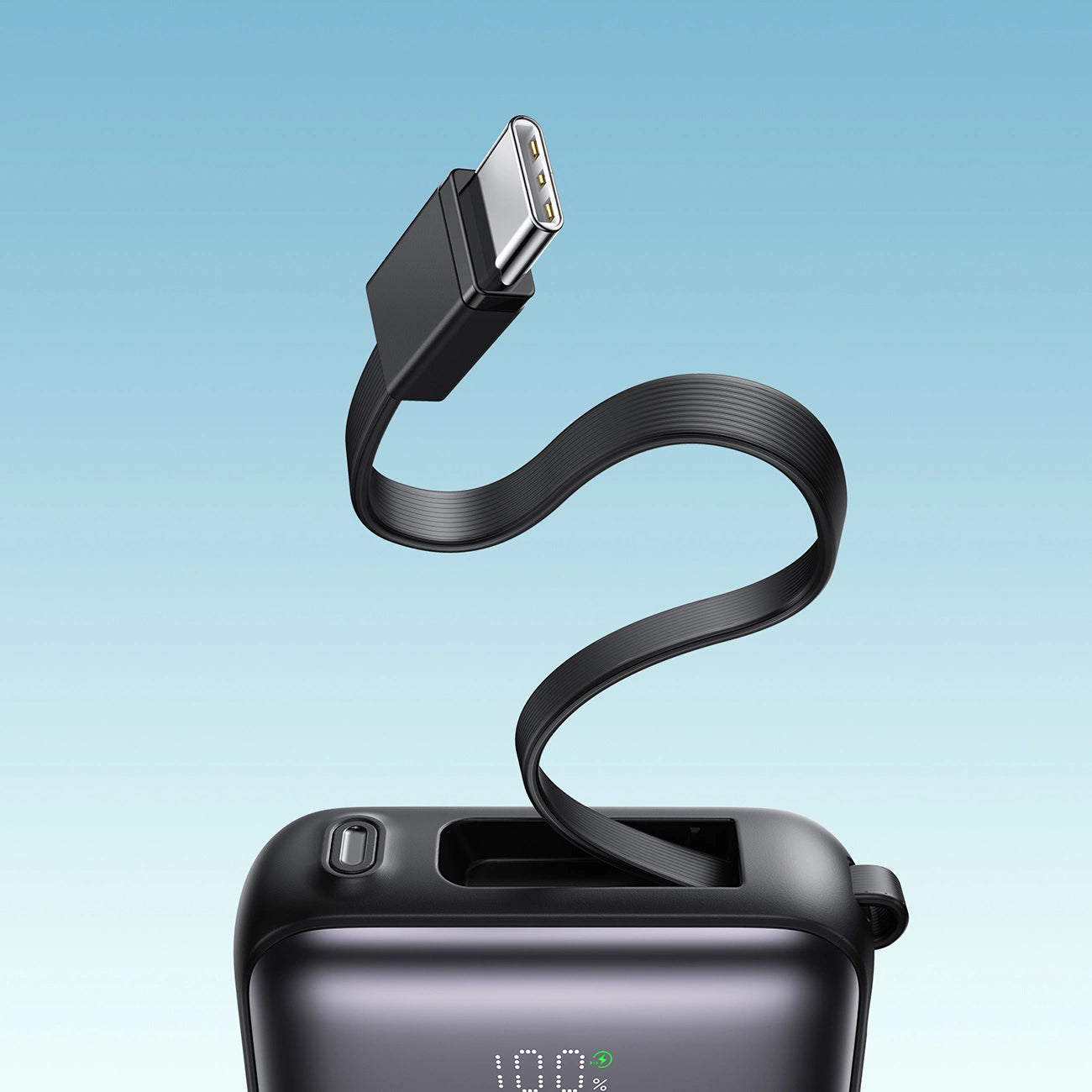 Joyroom JR-PBF27 külső akkumulátor, 10000mAh, 22.5W, QC + PD, 1 x Lightning - 2 x USB-C, Fekete