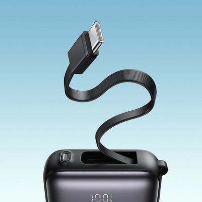 Joyroom JR-PBF27 külső akkumulátor, 10000mAh, 22.5W, QC + PD, 1 x Lightning - 2 x USB-C, Fekete