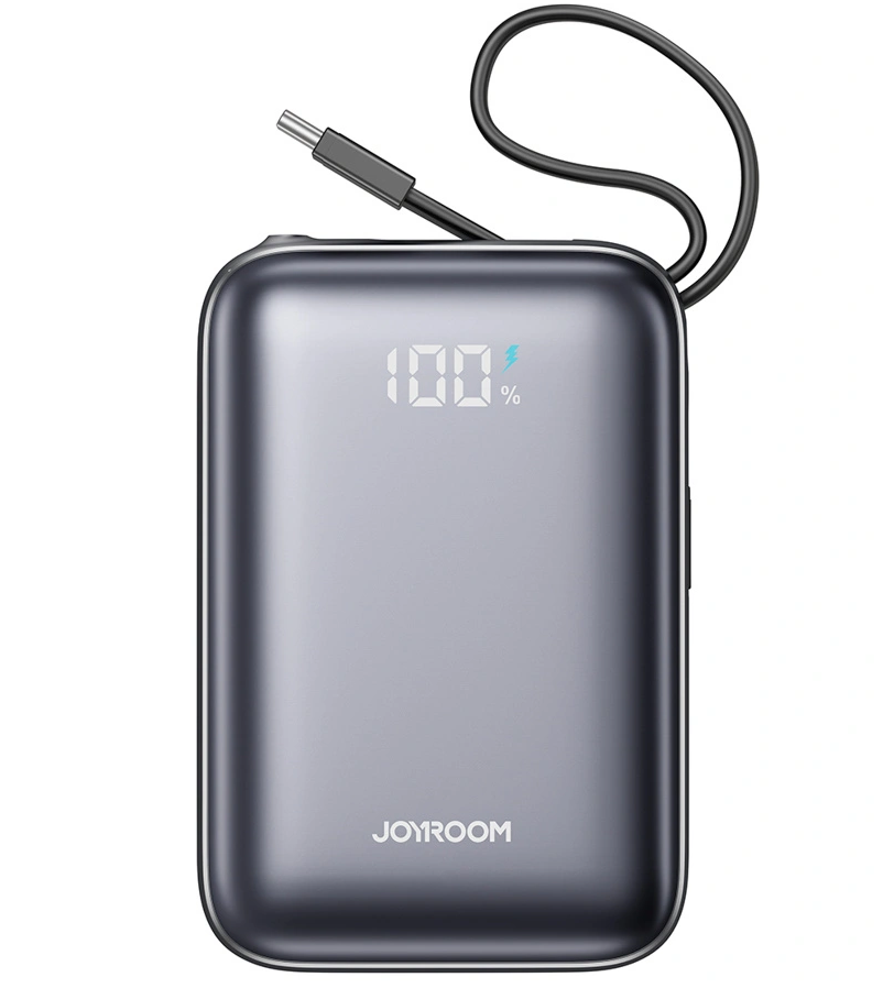 Joyroom JR-PBF29 külső akkumulátor, 20000mAh, 22.5W, QC + PD, 1 x Lightning - 2 x USB-C, Fekete
