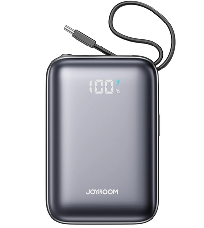 Joyroom JR-PBF29 külső akkumulátor, 20000mAh, 22.5W, QC + PD, 1 x Lightning - 2 x USB-C, Fekete