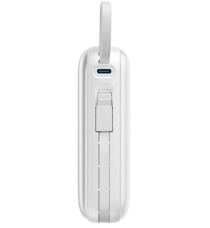 Joyroom JR-PBF29 External Battery, 20000mAh, 22.5W, QC + PD, 1 x Lightning - 2 x USB-C, White
