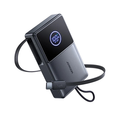 Joyroom JR-PR1 külső akkumulátor, 10000mAh, 22.5W, PD, 2 x USB-C, Szürke
