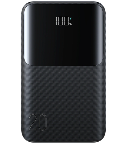 Joyroom JR-QP192 külső akkumulátor, 20000mAh, 22.5W, QC + PD, 1 x USB-A - 2 x USB-C, Fekete