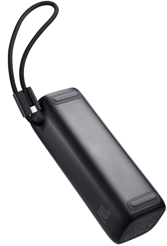 Joyroom PODIX PR70 külső akkumulátor, 25000 mAh, 240 W, QC + PD, 1 x USB-A – 3 x USB-C, fekete