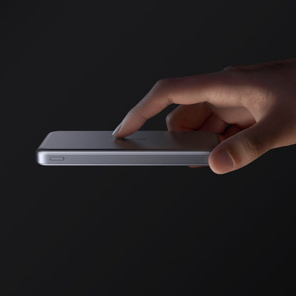 McDodo MC-3781 Meta vezeték nélküli külső akkumulátor, 10000mAh, 20W, PD + FQI, 1 x QI - 2 x USB-C, Fekete