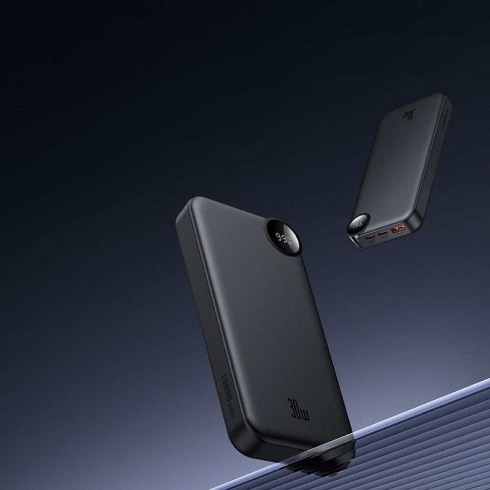 McDodo MC-3850 Display külső akkumulátor, 10000mAh, 30W, QC + PD, 1 x USB-A - 2 x USB-C, fekete