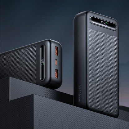 Külső akkumulátor McDodo MC-3891 Star, 20000mAh, 22.5W, QC + PD, 2 x USB-A - 1 x USB-C, Fekete