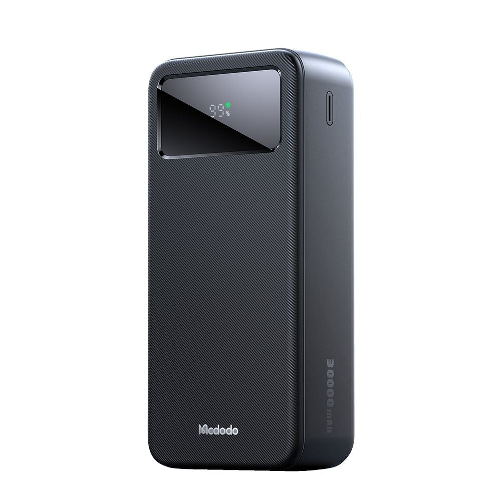 Külső akkumulátor McDodo MC-4240, 30000mAh, 22.5W, QC + PD, 2 x USB-A - 1 x USB-C, Fekete