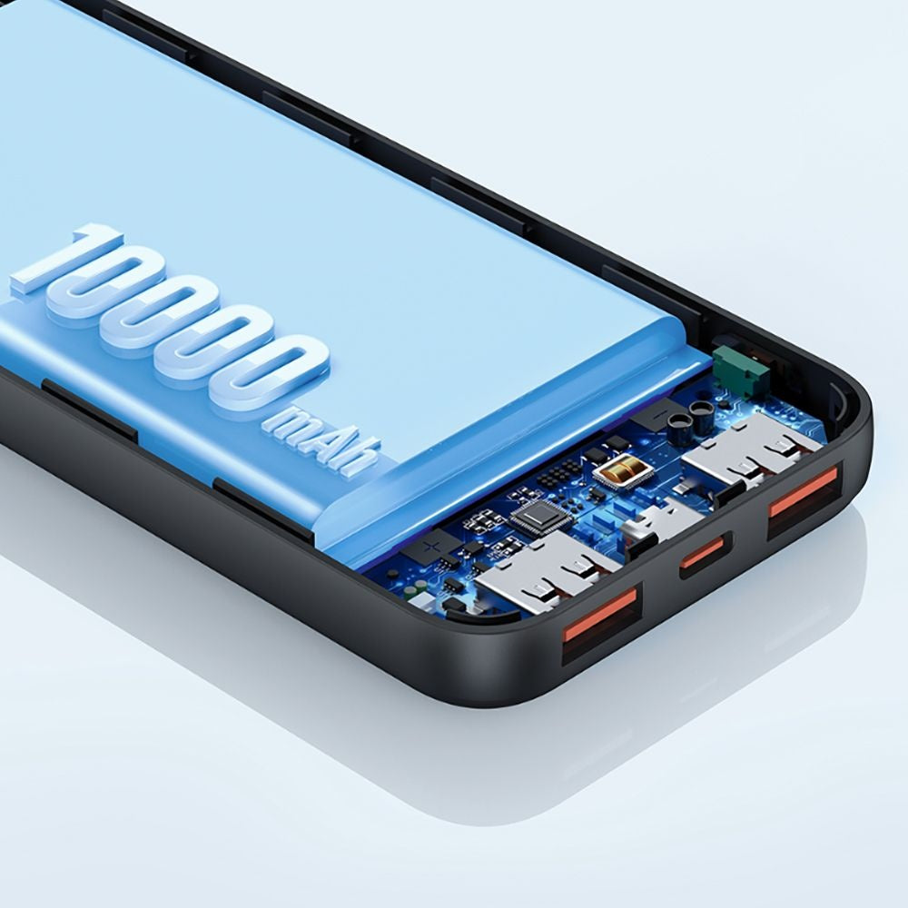 McDodo MC-4631 külső akkumulátor online, 10000mAh, 10W, 2 x USB-A - 1 x USB-C, fekete