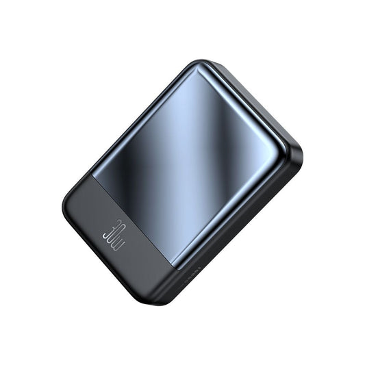 McDodo MC-5931 Ambilight vezeték nélküli külső akkumulátor, 10000mAh, 30W, PD + FQI, 1 x QI - 1 x USB-C, Fekete