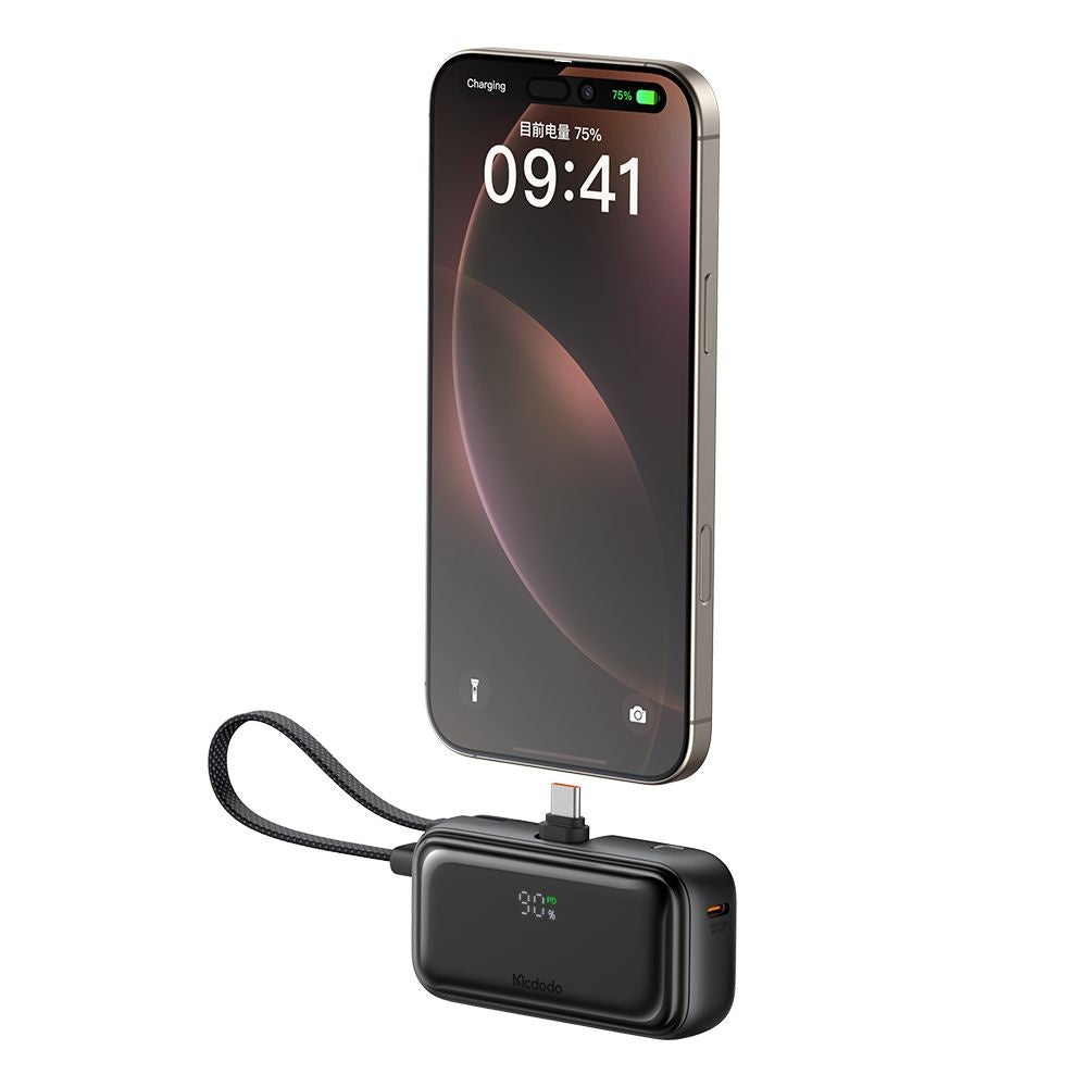 McDodo MC-7760 Freekit külső akkumulátor, 5000mAh, 22.5W, PD, 3 x USB-C, fekete