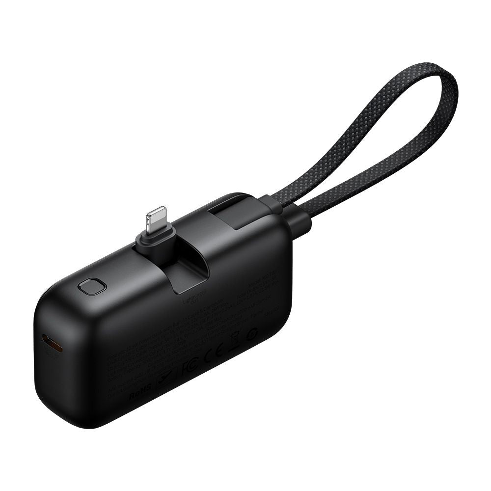 McDodo MC-7800 Freekit External Battery, 5000mAh, 22.5W, PD, 1 x Lightning - 2 x USB-C, Black