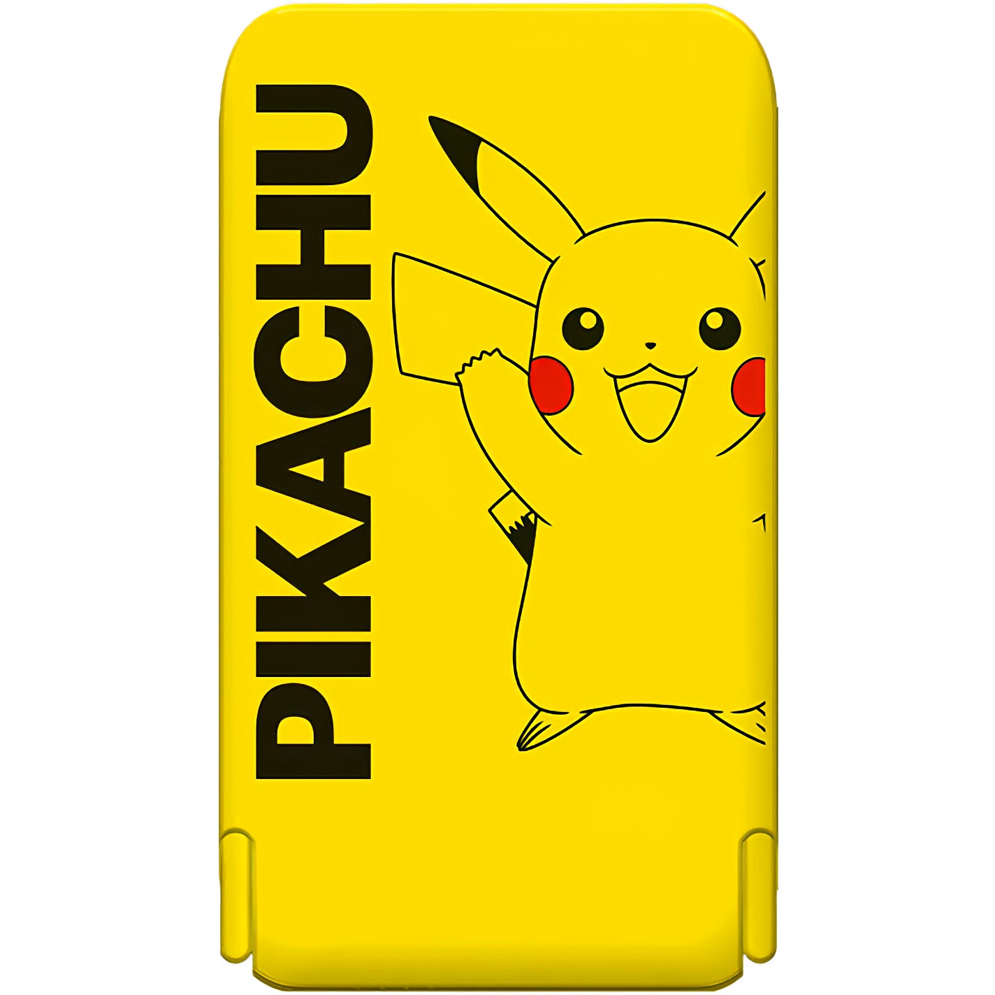 OTL Pokemon Pikatchu vezeték nélküli külső akkumulátor, 5000mAh, 20W, PD + FQI, 1 x QI - 1 x USB-C, sárga PK1191