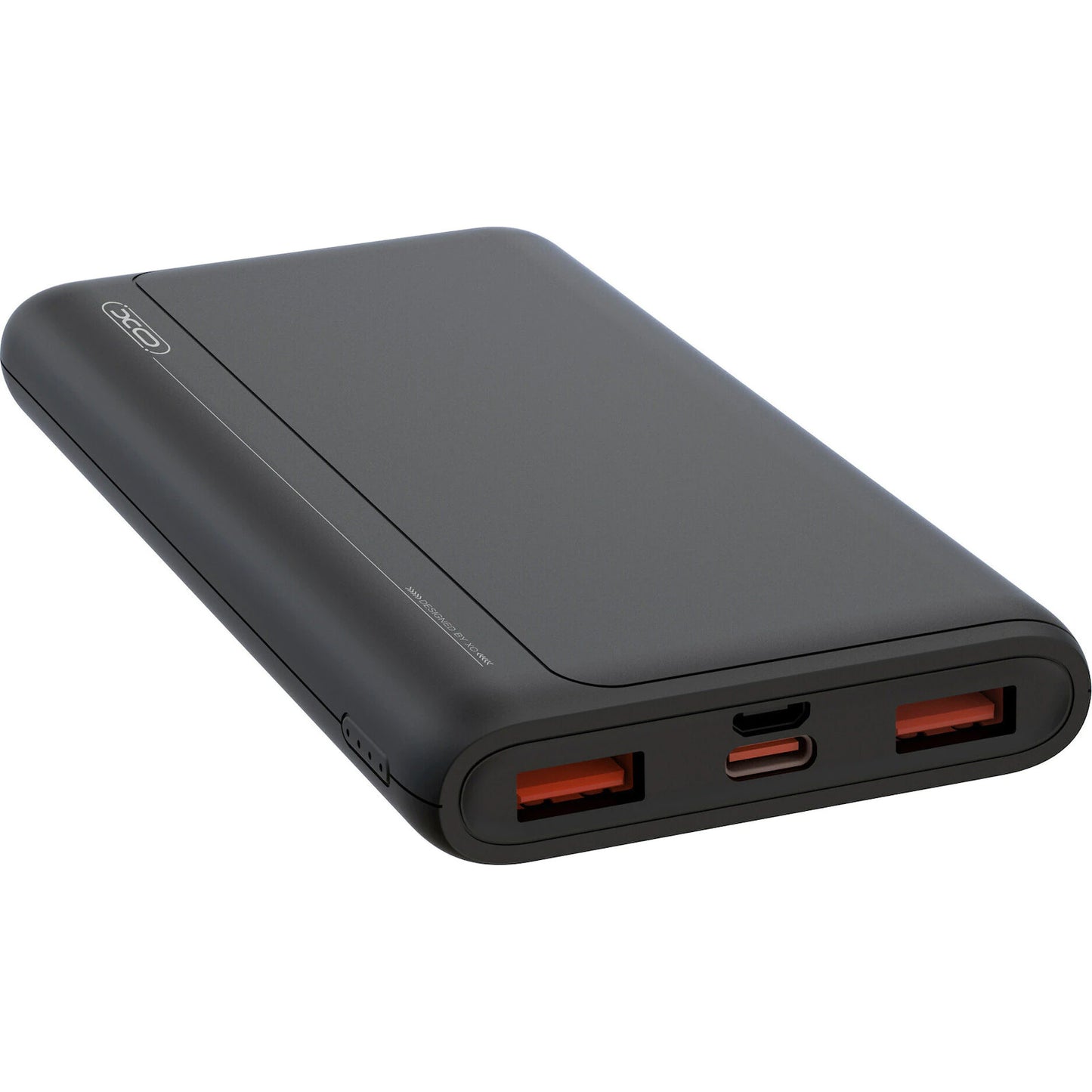 Külső akkumulátor XO Design PR127, 20000mAh, 22.5W, QC + PD, 1 x USB-C - 2 x USB-A, Fekete