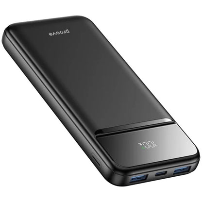 Proove Illuminator 2 külső akkumulátor, 10000mAh, 22.5W, QC + PD, 2 x USB-A - 1 x USB-C, Fekete PBIP10212201
