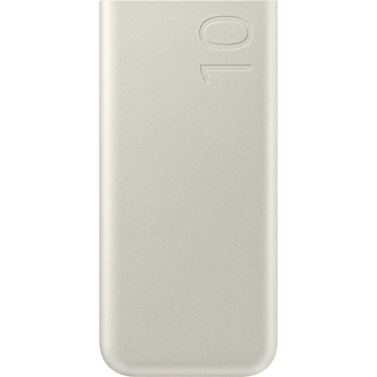 Samsung külső akkumulátor, 10000mAh, 25W, PD, 2 x USB-C, Bézs, Újracsomagolt EB-P3400XUEGEU