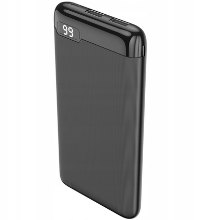 Setty SPBL-10 külső akkumulátor, 10000mAh, 10W, 2 x USB-A, fekete