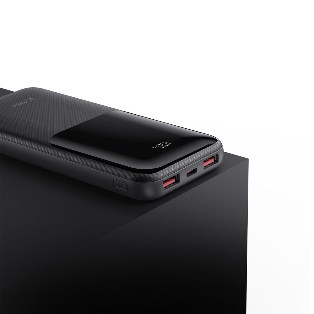 Baterie Externa Tech-Protect PB01, 10000mAh, 22.5W, QC + PD, 1 x USB-C - 2 x USB-A, Neagra
