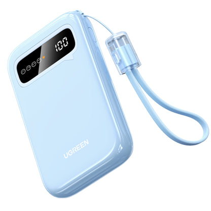 UGREEN PB522 külső akkumulátor, 10000mAh, 20W, QC + PD, 1 x USB-A - 1 x USB-C, Kék