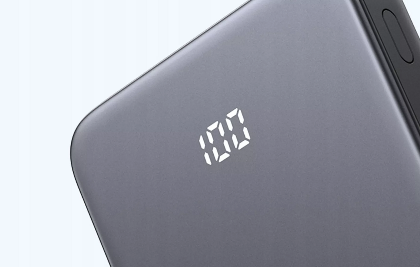 UGREEN PB526 (75161B) külső akkumulátor, 10000mAh, 20W, QC + PD, 1 x USB-A - 2 x USB-C, Szürke