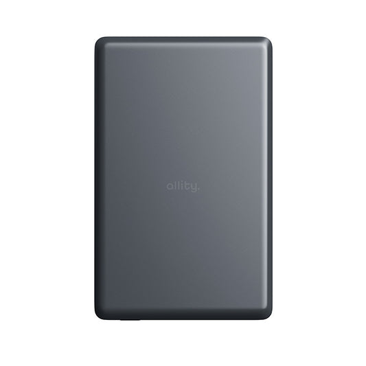 Allity vezeték nélküli külső akkumulátor. APB-300, 5000mAh, 20W, PD + FQI, 1 x QI - 1 x USB-C, Szürke