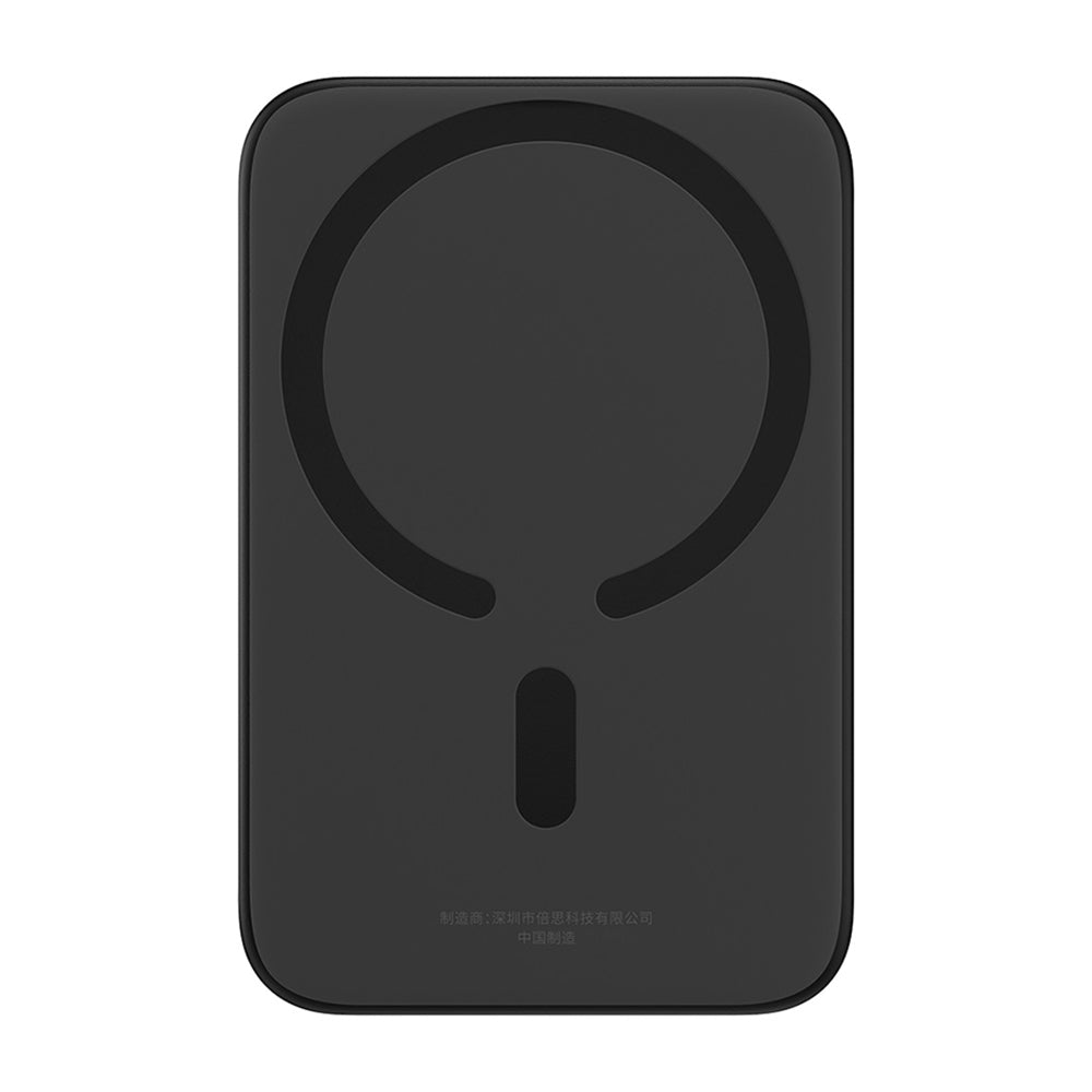 Baseus Mini Air külső vezeték nélküli akkumulátor, 6000mAh, 20W, PD + FQI, 1 x QI - 1 x USB-C, Fekete P10059002113-00
