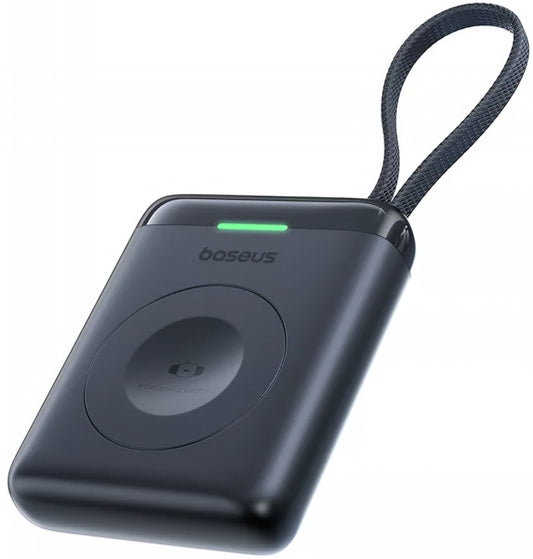 Baseus EnerFill FW11 vezeték nélküli külső akkumulátor Apple Watch Series-hez, 1640mAh, 5W, 1 x QI, Fekete E0205301