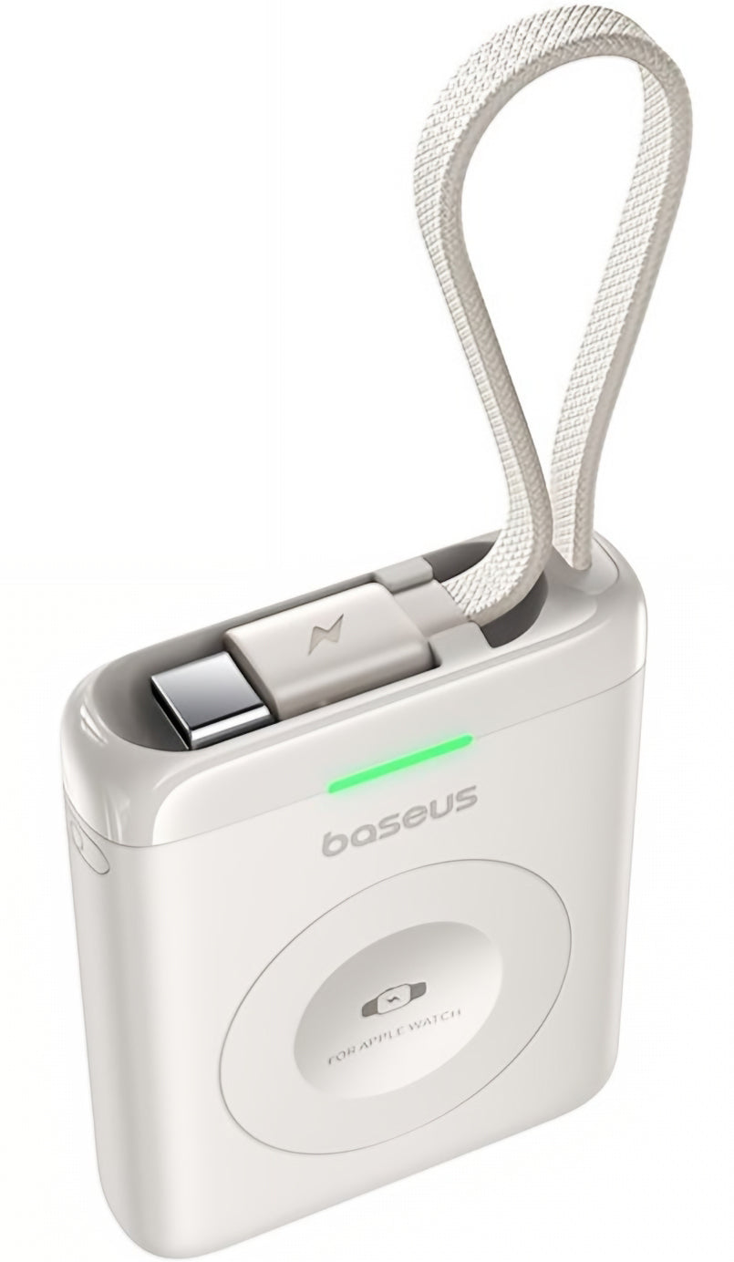 Baseus EnerFill FW11 vezeték nélküli külső akkumulátor, 1640mAh, 5W, 1 x QI, Fehér E0205302