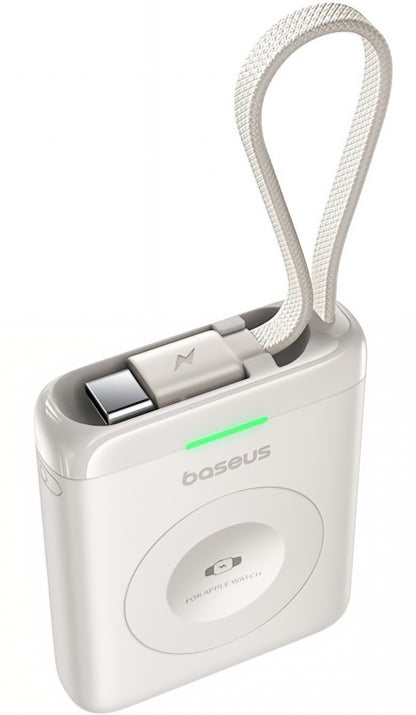 Baseus EnerFill FW11 vezeték nélküli külső akkumulátor, 1640mAh, 5W, 1 x QI, Fehér E0205302