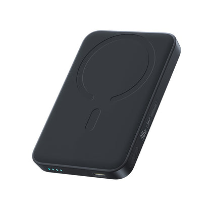 Baseus EnerFill FM11 Wireless External Battery, 10000mAh, 30W, PD + FQI, 1 x QI - 1 x USB-C, Black