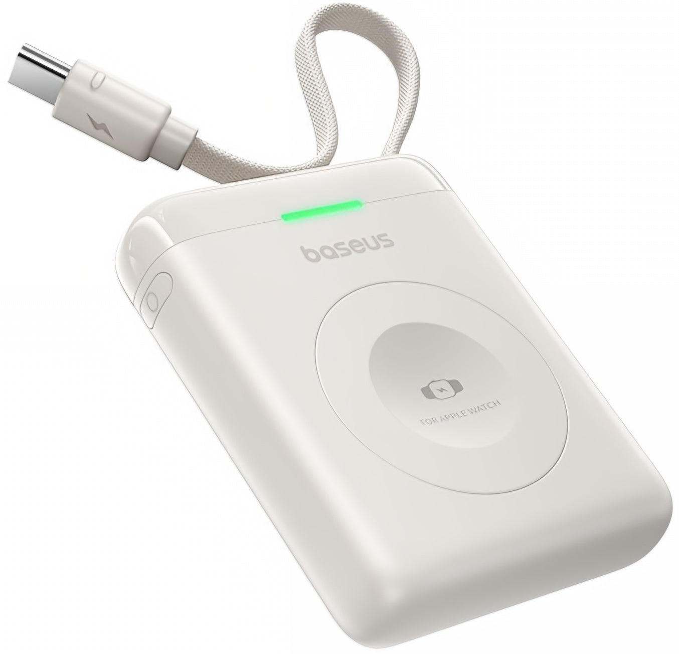 Baseus EnerFill FW11 vezeték nélküli külső akkumulátor, 1640mAh, 5W, 1 x QI, Fehér E0205302