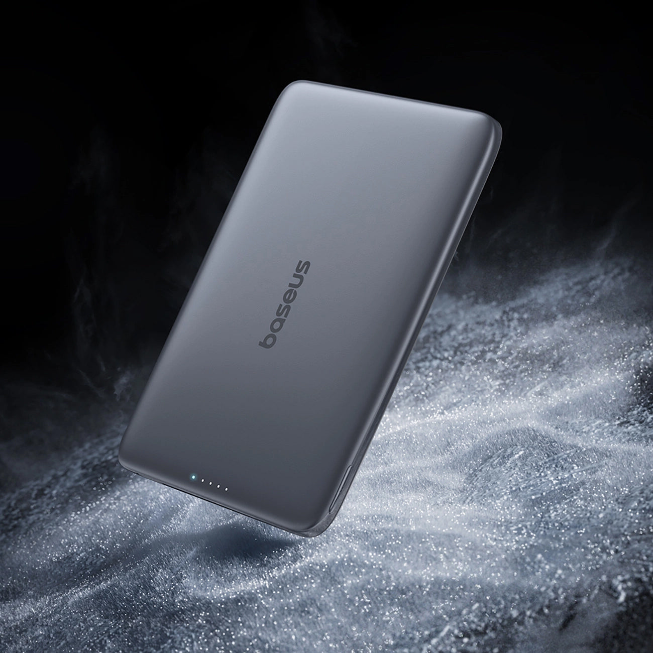 Baseus PicoGo AM41 vezeték nélküli külső akkumulátor, 5000mAh, 20W, PD + FQI, 1 x QI - 1 x USB-C, szürke P1007680C813-00