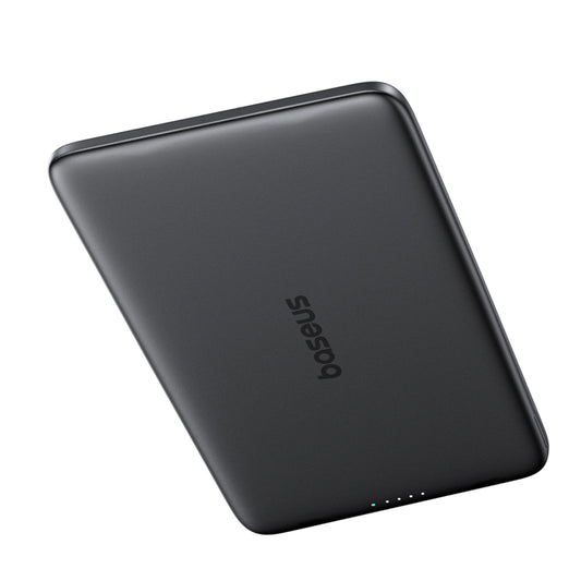 Baseus PicoGo AM41 vezeték nélküli külső akkumulátor, 5000mAh, 20W, PD + FQI, 1 x QI - 1 x USB-C, szürke P1007680C813-00