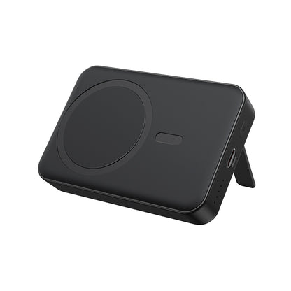 BWOO BO-P59 vezeték nélküli külső akkumulátor, 10000mAh, 20W, PD + FQI, 1 x QI - 1 x USB-C, Fekete