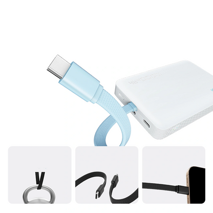 Cuktech CP132ML vezeték nélküli külső akkumulátor, 10000mAh, 22,5W, PD + QI, 2 x USB-C, Fehér